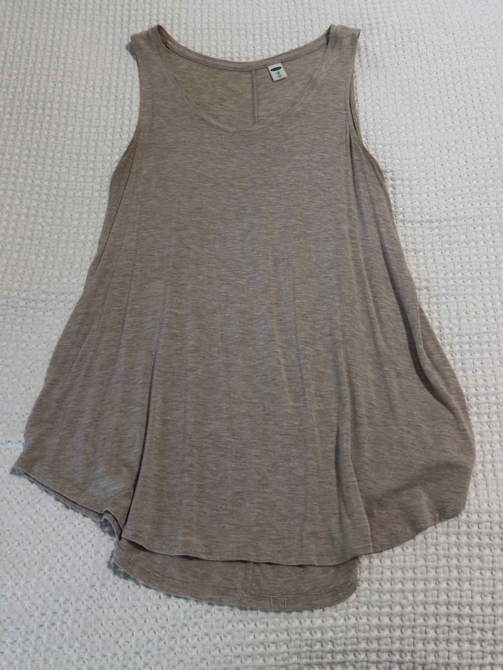 Old Navy taupe swing tank top